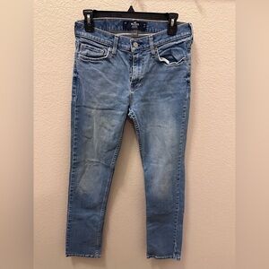 Hollister Light Blue Slim Straight Jeans